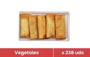 Arrolladitos primavera de vegetales Fu Bao x 238 uds