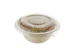 Bowl cañapack 900cc x 600 uds (tapa por separado)