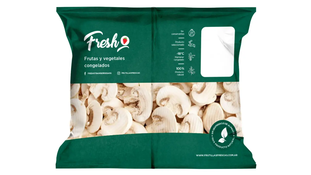 Champiñon Laminado IQF x 1 kg