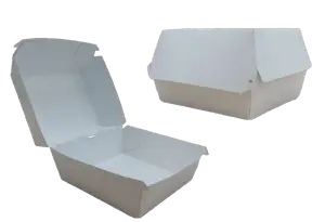 Clamshell grande blanco x 130 uds