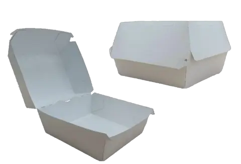 Clamshell grande blanco x 130 uds