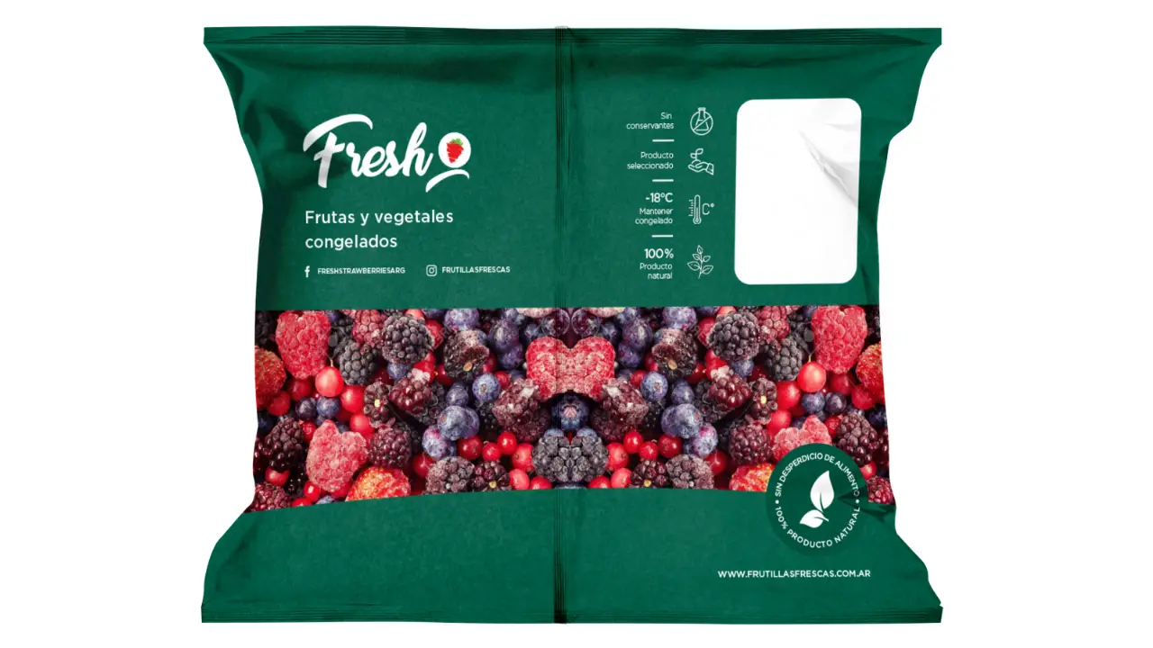 Mix Frutos Rojos Con Frutilla IQF x 1 kg