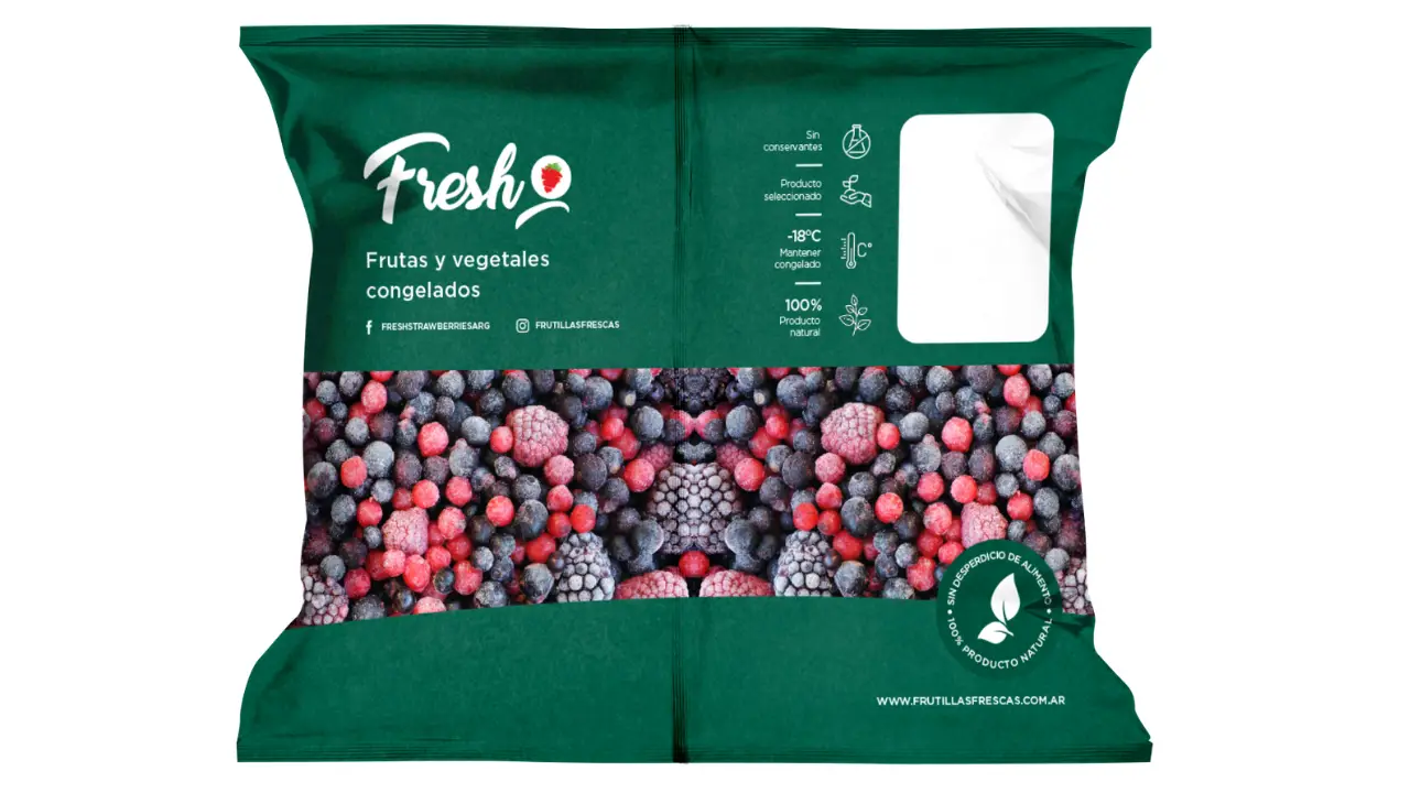 Mix Frutos Rojos Sin Frutilla IQF x 1 kg