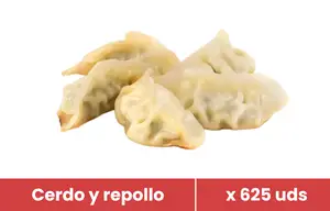 Ravioles chinos de cerdo y repollo Fu Bao x 625 uds