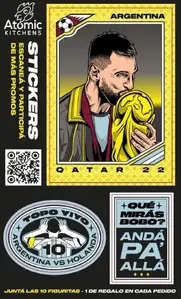 Stickers coleccionables MUNDIAL x 1000 uds