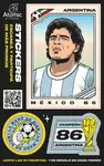 Stickers coleccionables MUNDIAL x 1000 uds