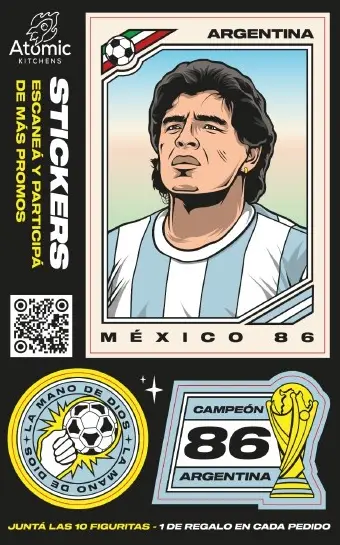 Stickers coleccionables MUNDIAL x 1000 uds